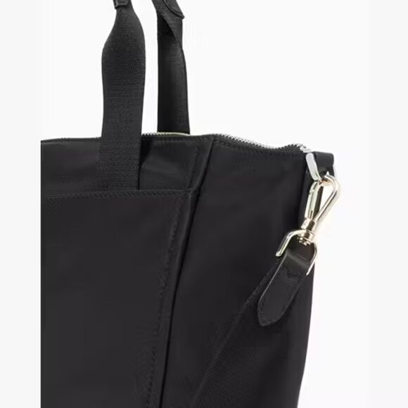 KATE SPADE CHELSEA KSNYL CONVERTIBLE BACKPACK NYLON BLACK KC520 NWT - Picture 7 of 7